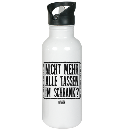 Nicht mehr alle Tassen im Schrank? - Edelstahl-Trinkflasche