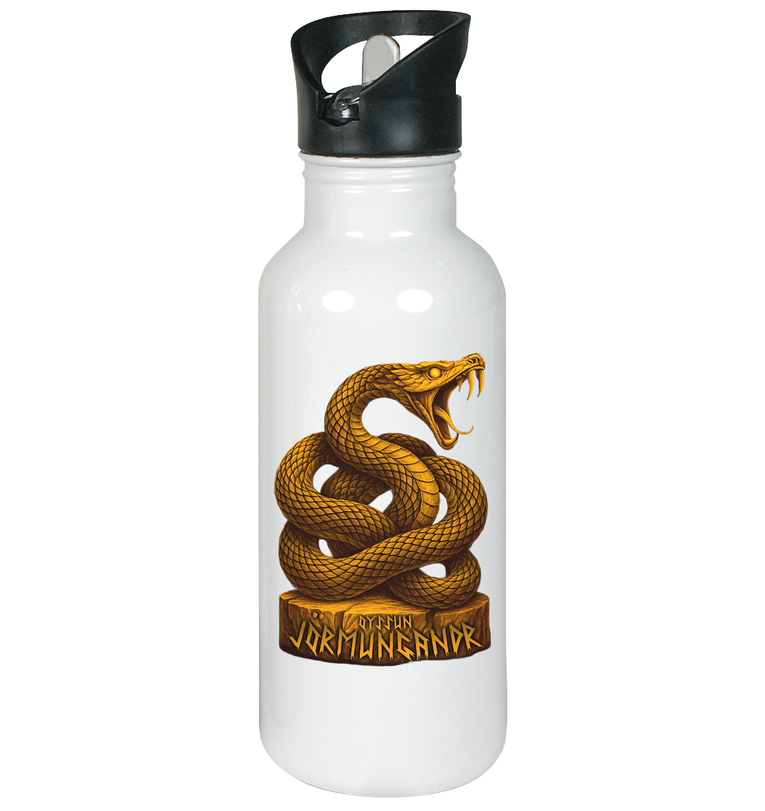 Jörmungandr - Edelstahl-Trinkflasche