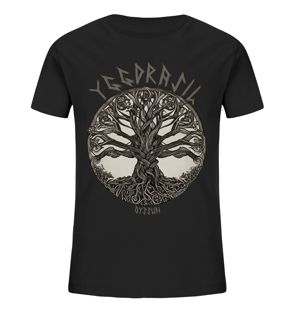 Yggdrasil - the world tree - Kids Organic Shirt