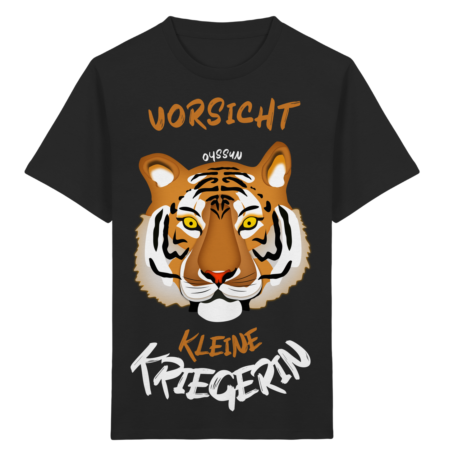 Vorsicht - Kleine Kriegerin - Kids Organic Shirt - Oyssun