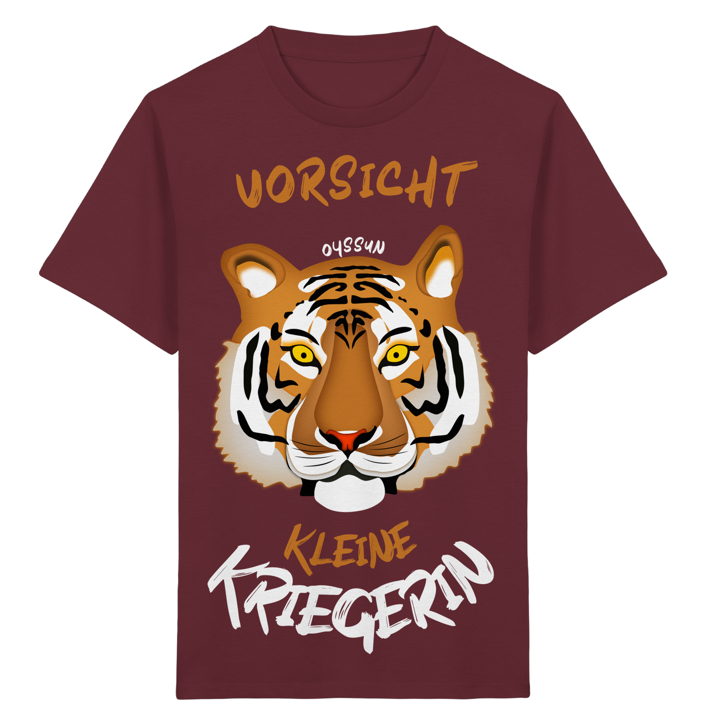 Vorsicht - Kleine Kriegerin - Kids Organic Shirt - Oyssun