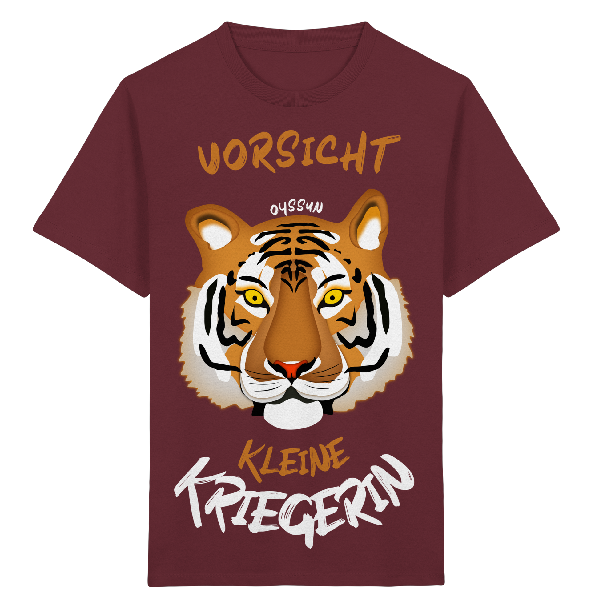 Vorsicht - Kleine Kriegerin - Kids Organic Shirt - Oyssun