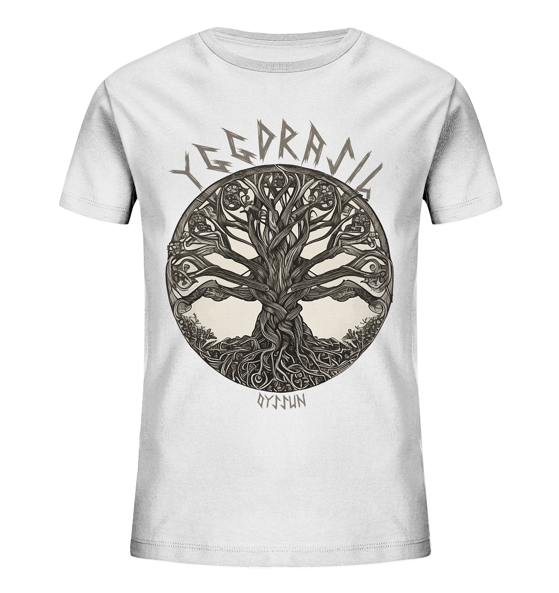 Yggdrasil - the world tree - Kids Organic Shirt