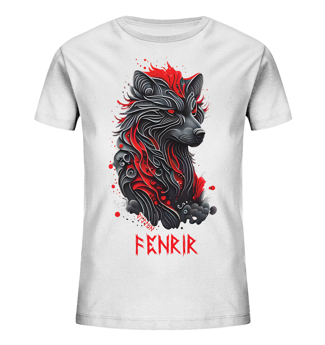 Fenrir - Fenriswolf - Kids Organic Shirt