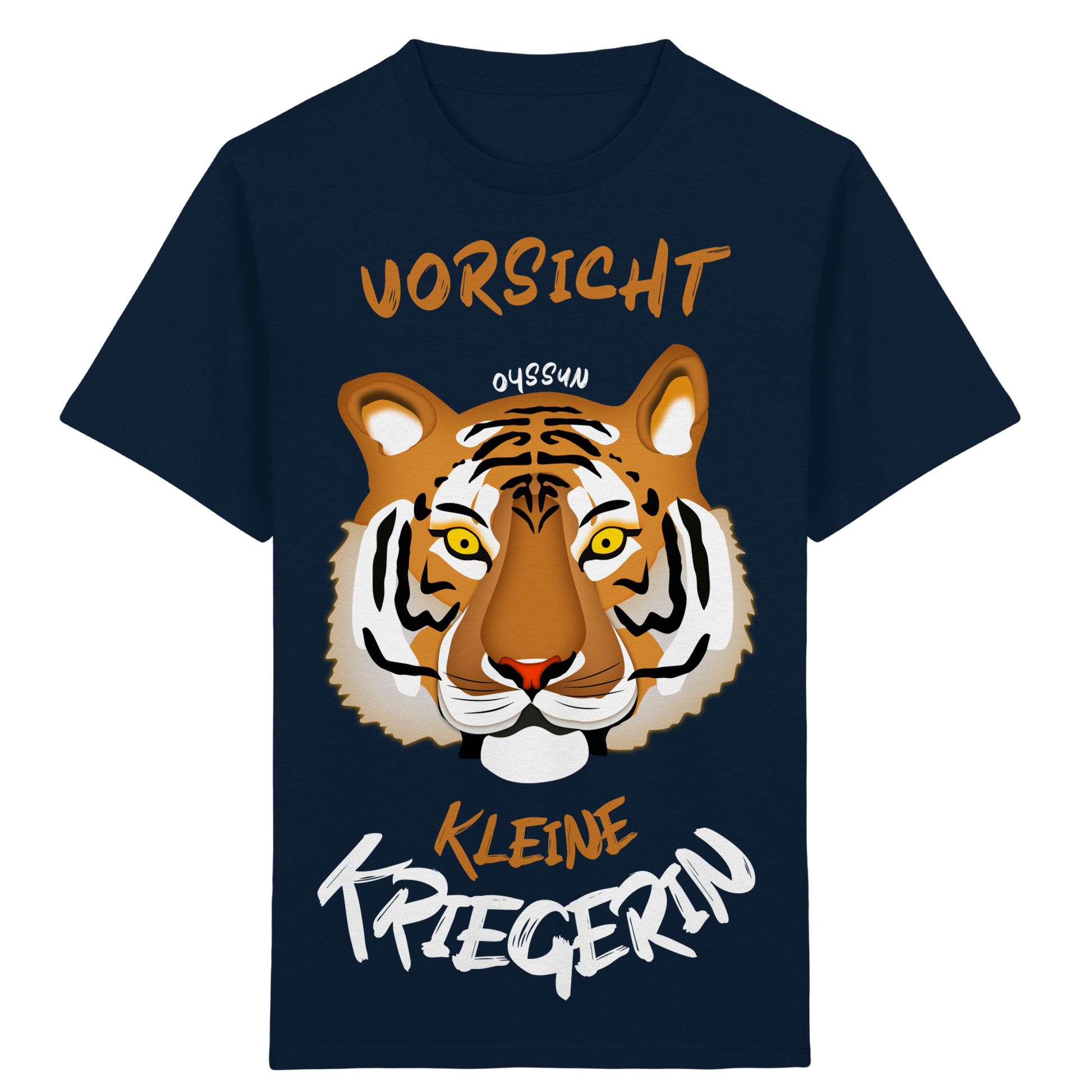Vorsicht - Kleine Kriegerin - Kids Organic Shirt - Oyssun