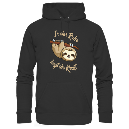 Faultier - In der Ruhe liegt die Kraft - Kids Premium Hoodie - Oyssun