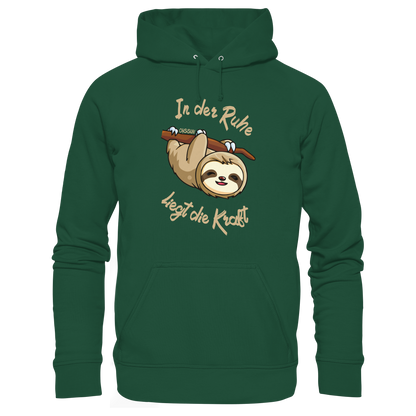 Faultier - In der Ruhe liegt die Kraft - Kids Premium Hoodie - Oyssun