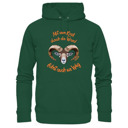 Mit dem Kopf durch die Wand - Führt auch ein Weg - Kids Premium Hoodie - Oyssun