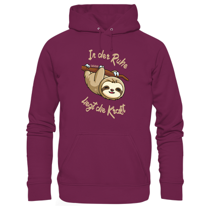 Faultier - In der Ruhe liegt die Kraft - Kids Premium Hoodie - Oyssun