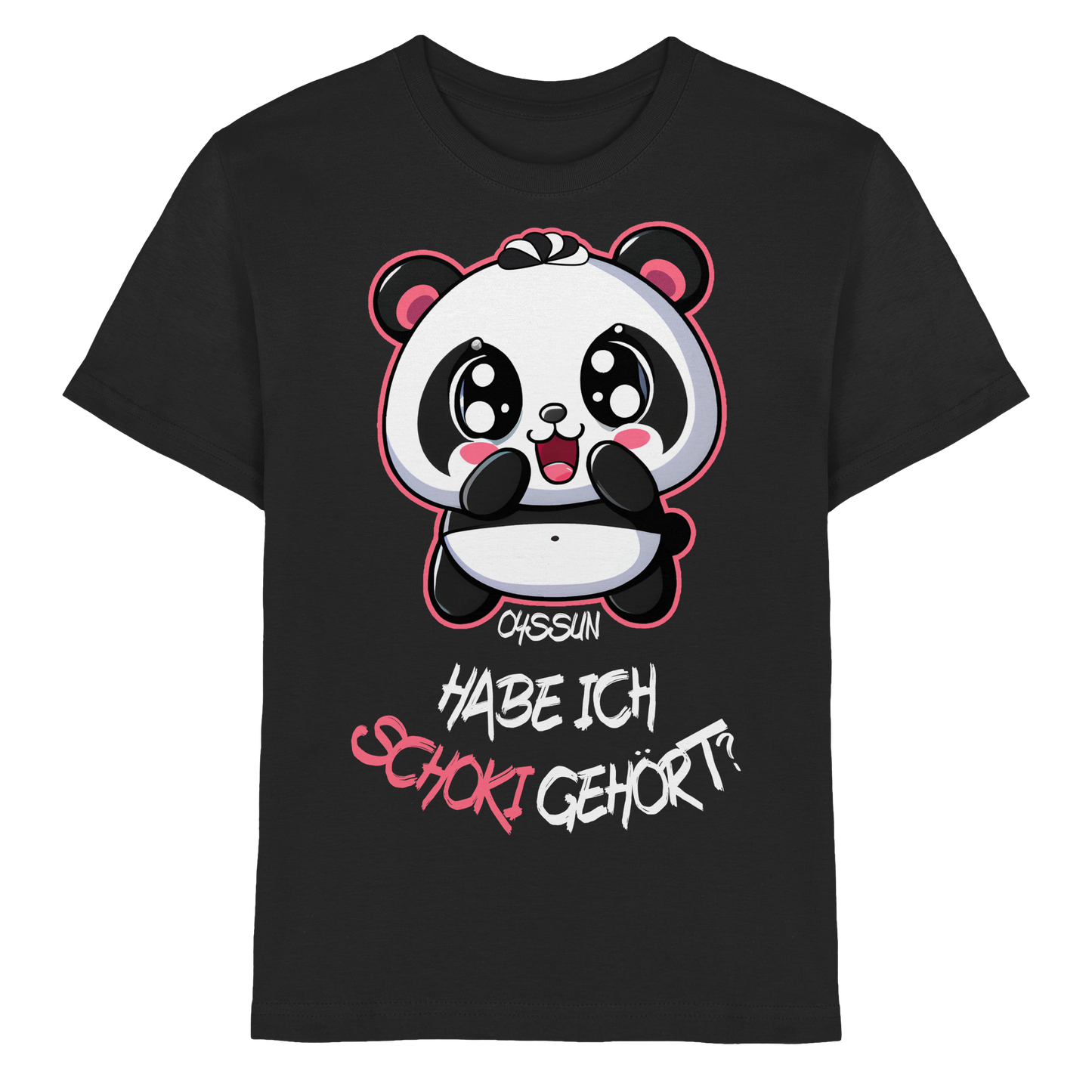 Schokipanda - Habe ich Schoki gehört?  - Kids Premium Shirt - Oyssun