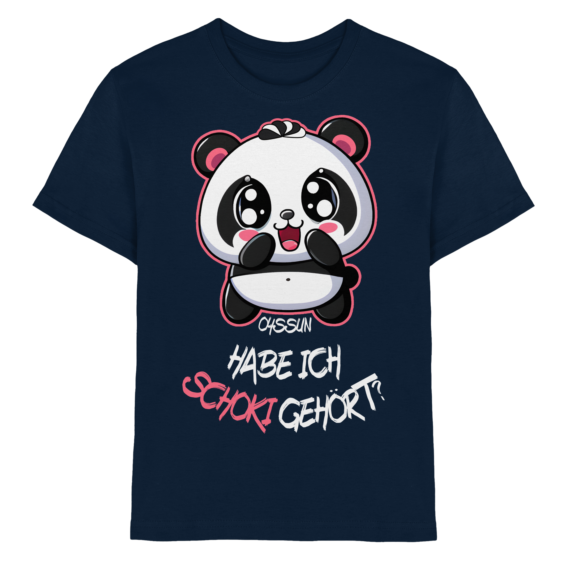 Schokipanda - Habe ich Schoki gehört?  - Kids Premium Shirt - Oyssun