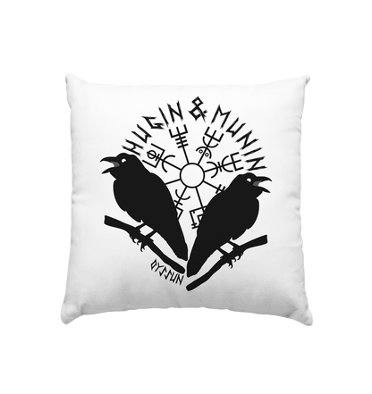 Hugin and Munin - Cushion 40x40cm