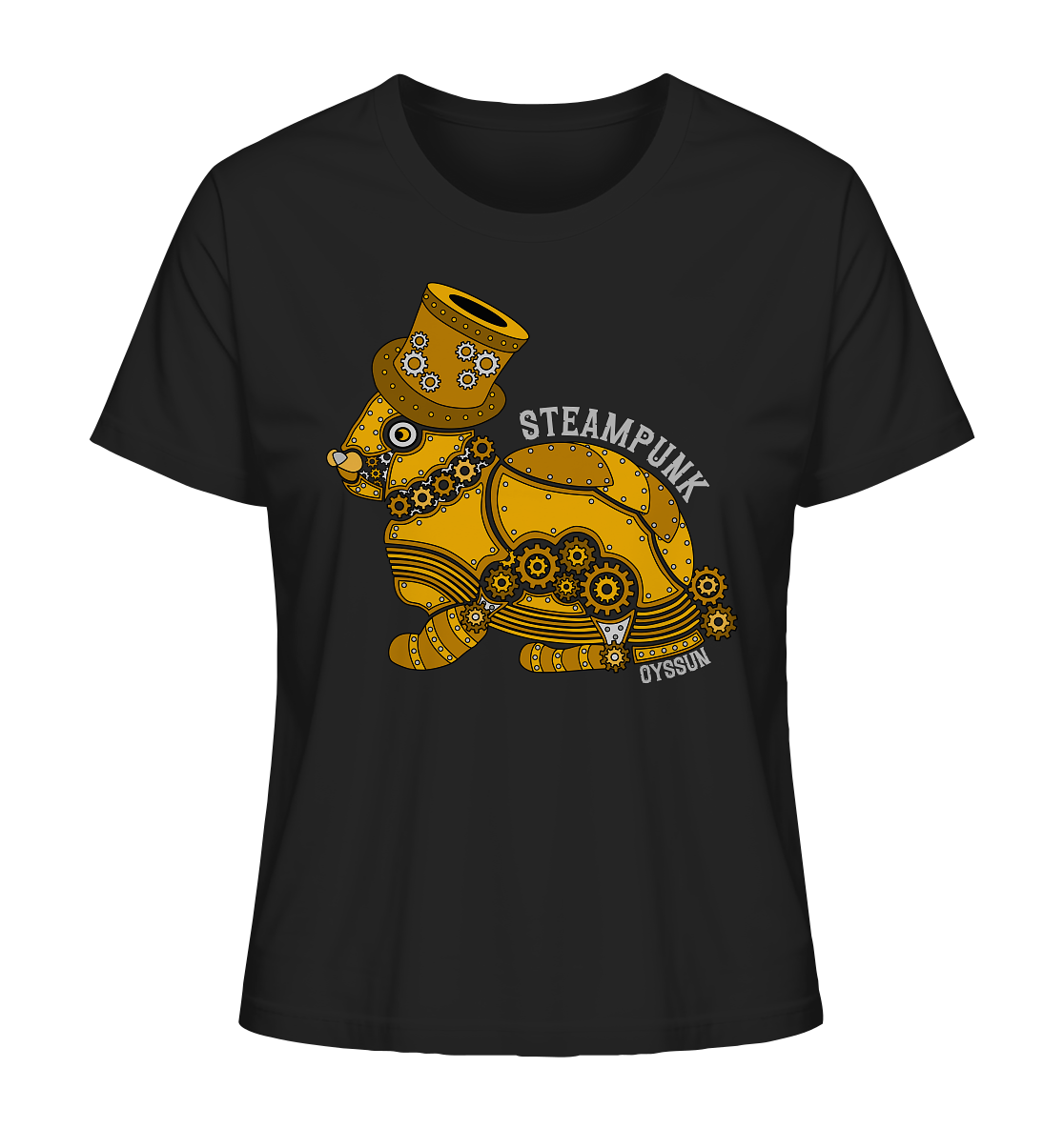 Steampunk Bunny - Ladies Organic Shirt 