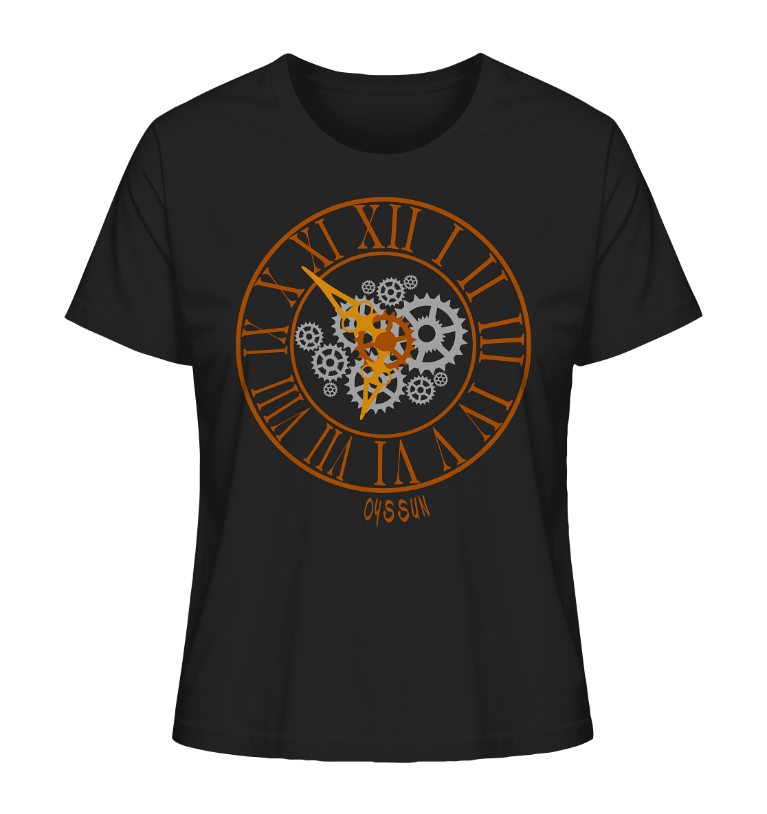 Steampunk Uhr - Ladies Organic Shirt