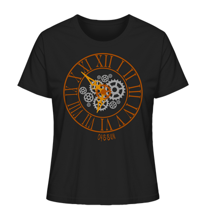 Steampunk Uhr - Ladies Organic Shirt