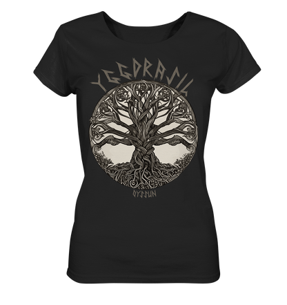 Yggdrasil - the world tree - Ladies Organic Shirt 