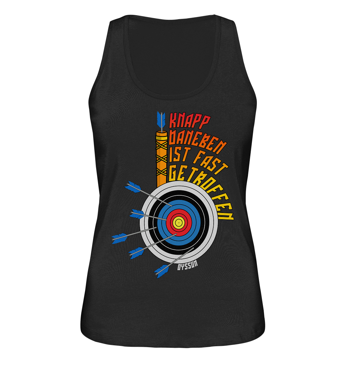 Archery - Close to missing - almost hit - Ladies Organic Tank-Top