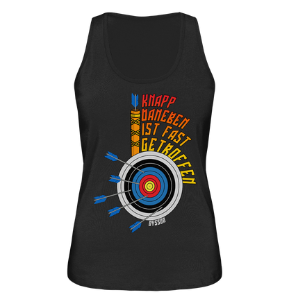 Archery - Close to missing - almost hit - Ladies Organic Tank-Top