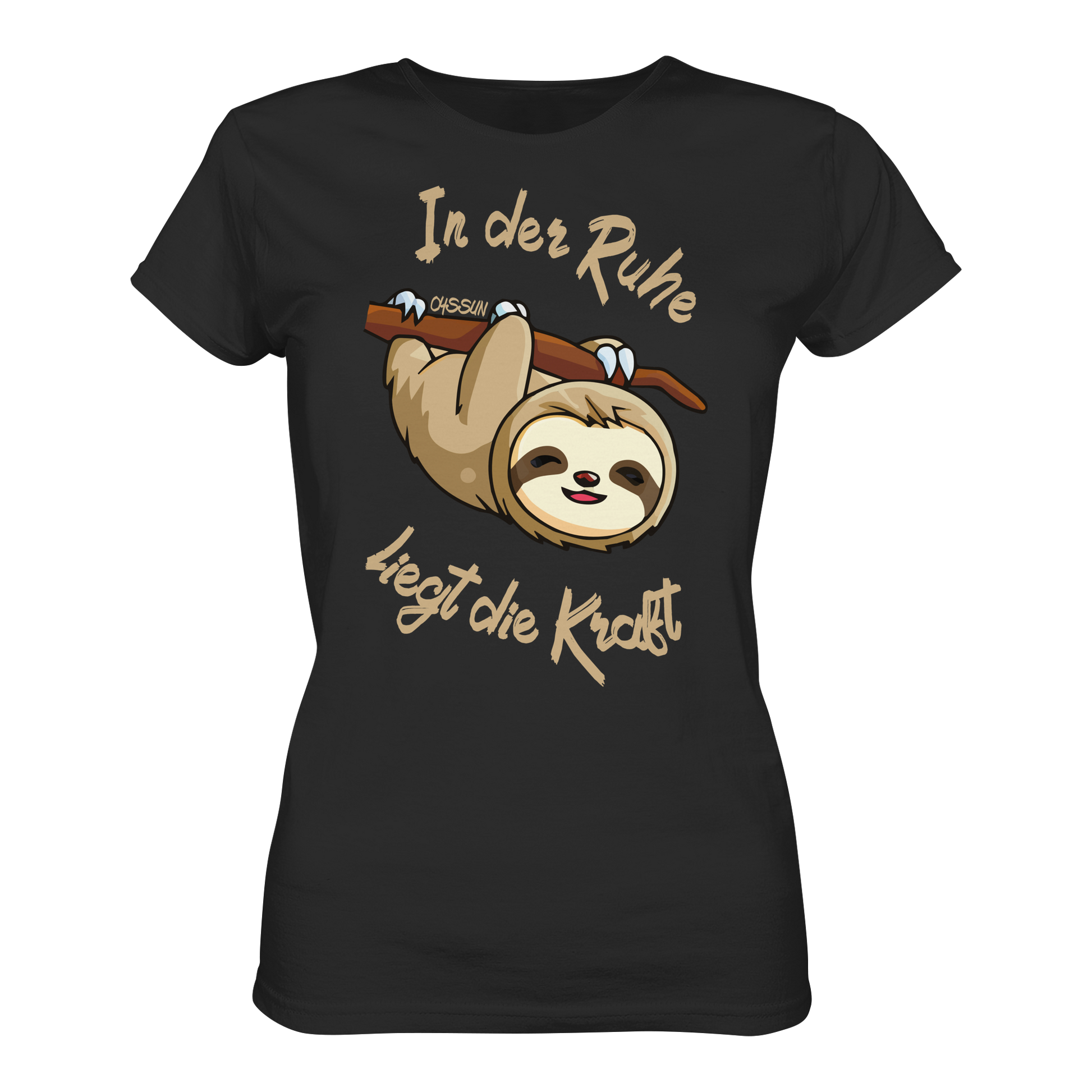 Faultier - In der Ruhe liegt die Kraft - Ladies Premium Shirt - Oyssun