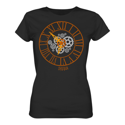 Steampunk Uhr - Ladies Premium Shirt