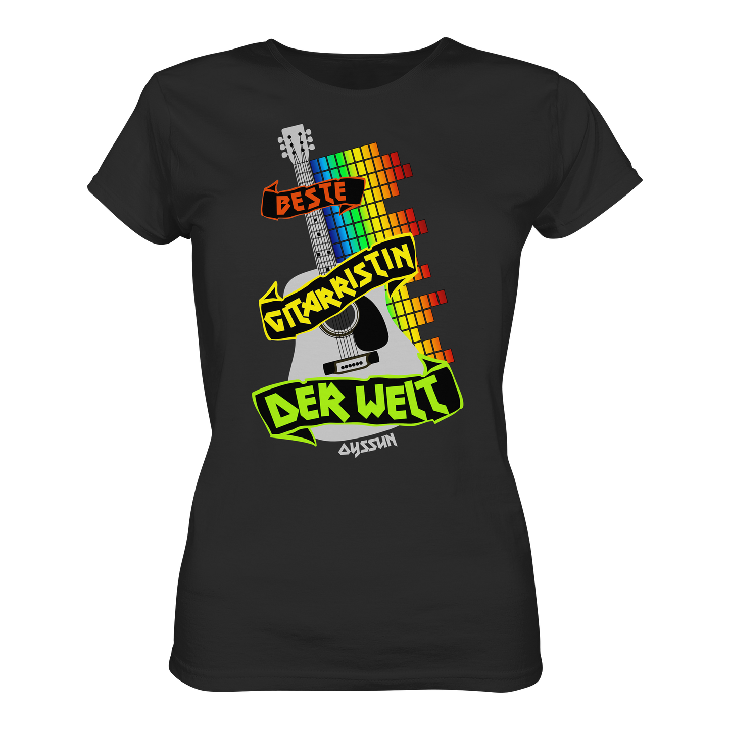 Die Beste Gitarristin der Welt - Ladies Premium Shirt