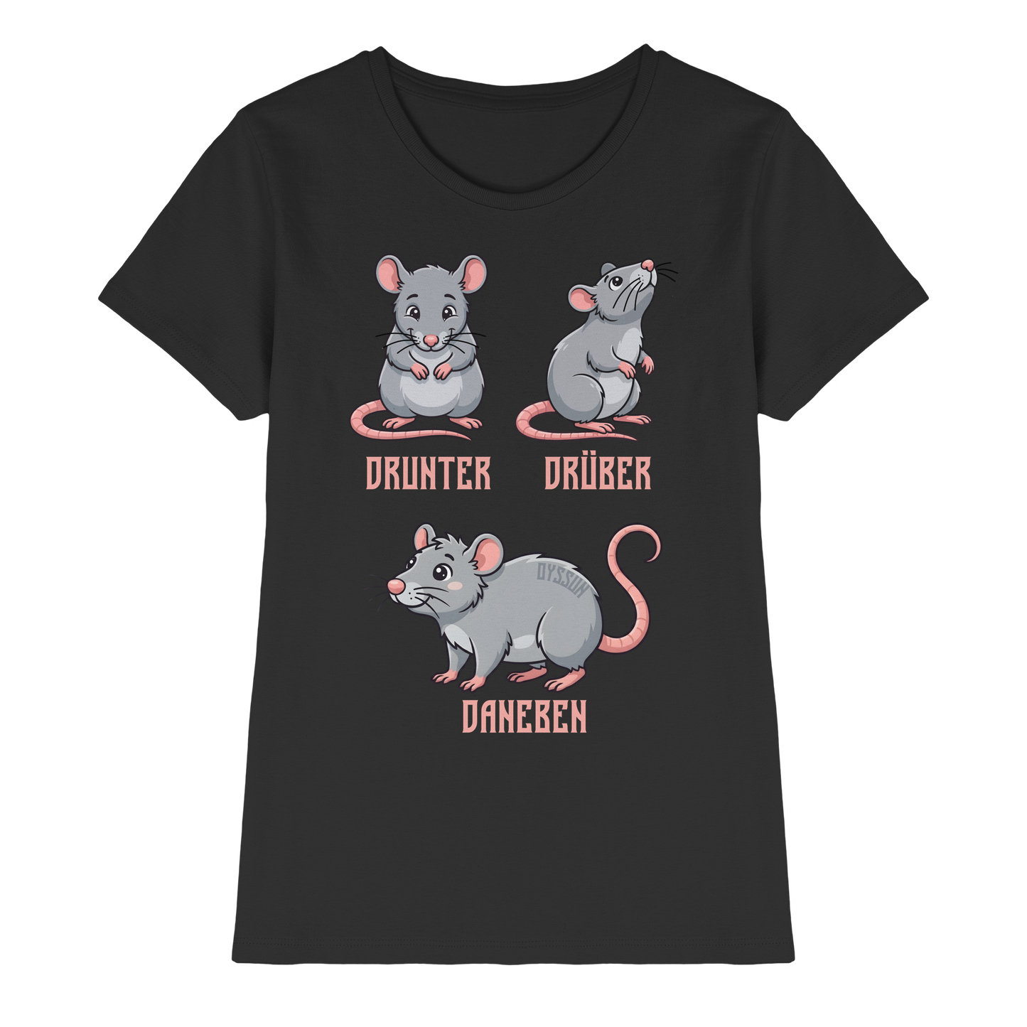 Drunter Drüber Daneben - Ladies Premium Shirt