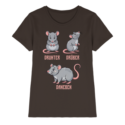 Drunter Drüber Daneben - Ladies Premium Shirt