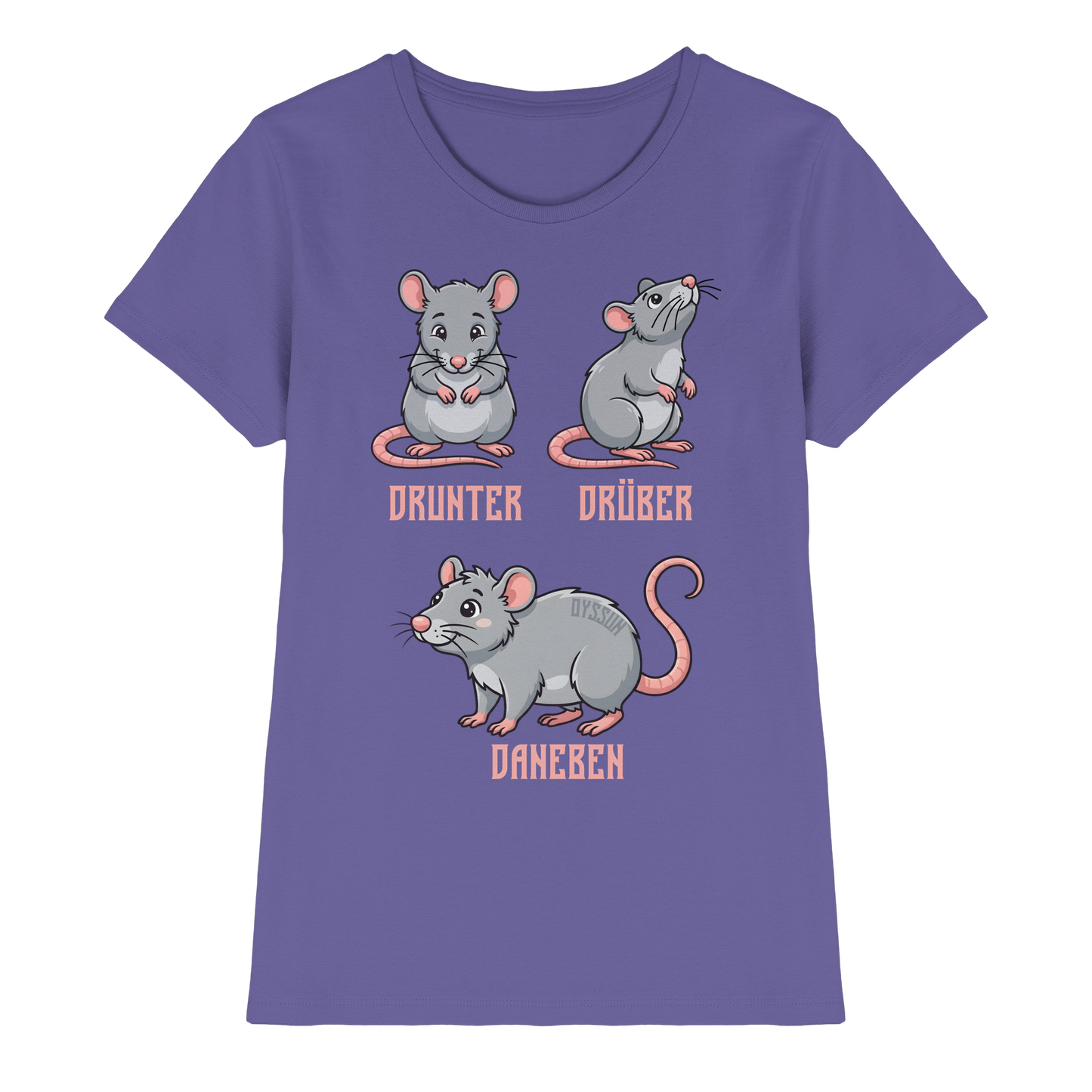 Drunter Drüber Daneben - Ladies Premium Shirt