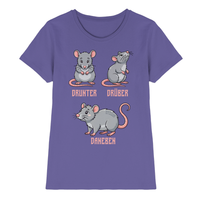 Drunter Drüber Daneben - Ladies Premium Shirt
