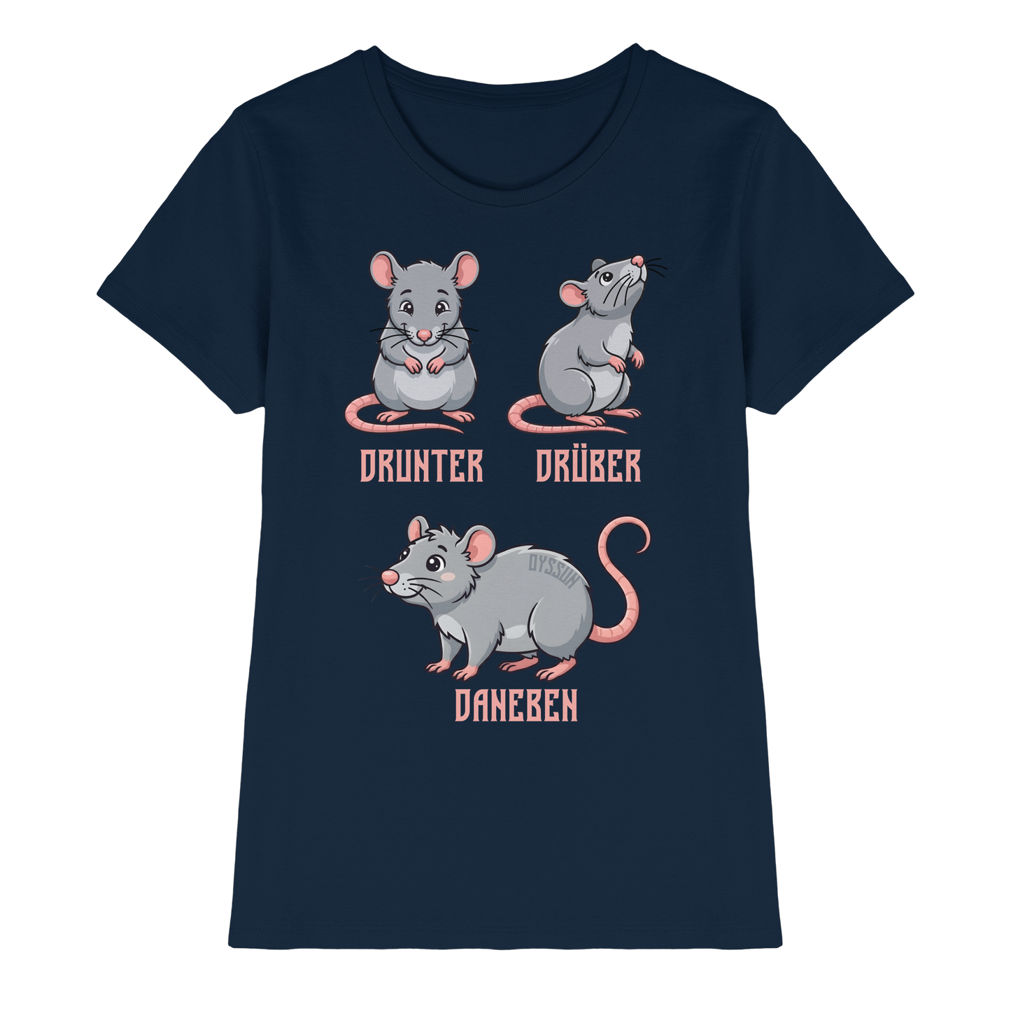 Drunter Drüber Daneben - Ladies Premium Shirt