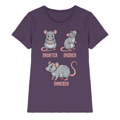 Drunter Drüber Daneben - Ladies Premium Shirt