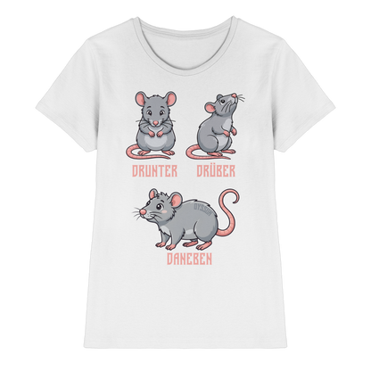 Drunter Drüber Daneben - Ladies Premium Shirt