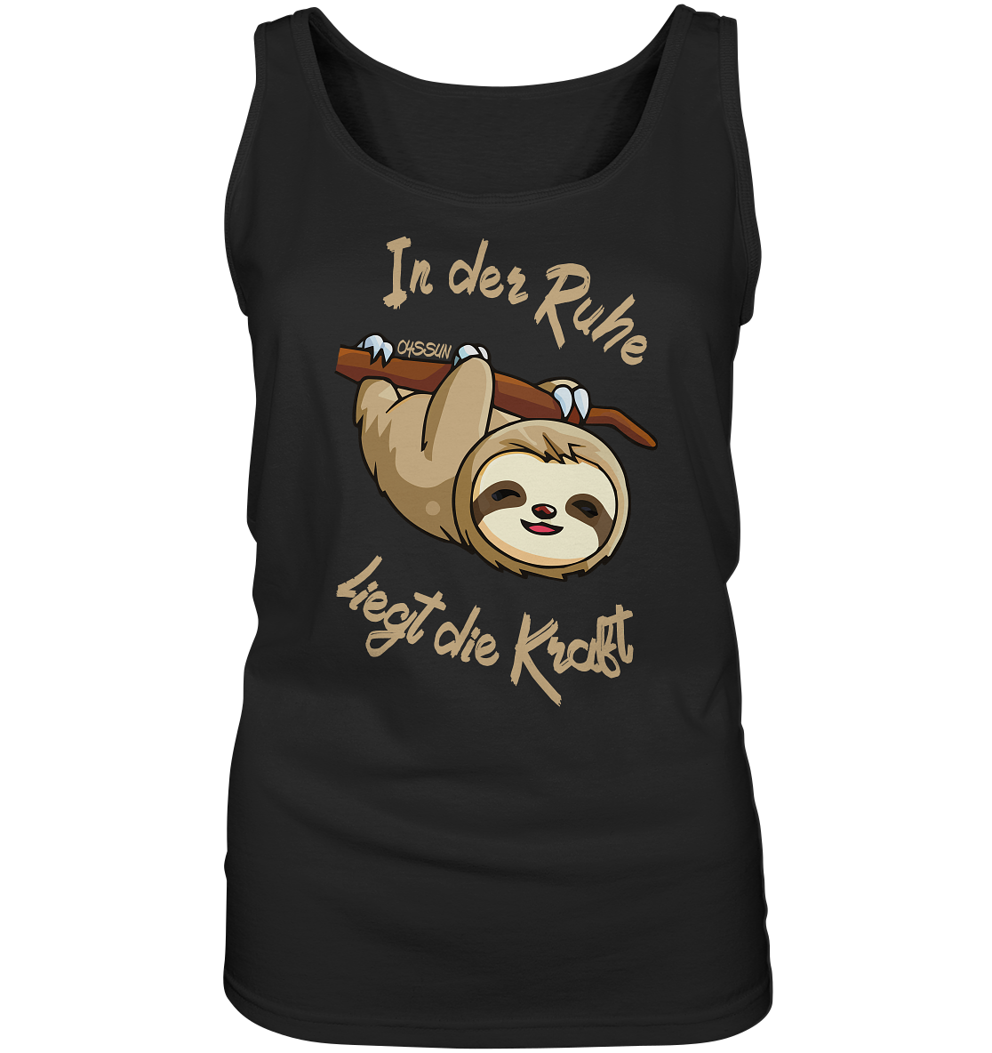 Sloth - There is strength in calmness - Ladies Tank-Top