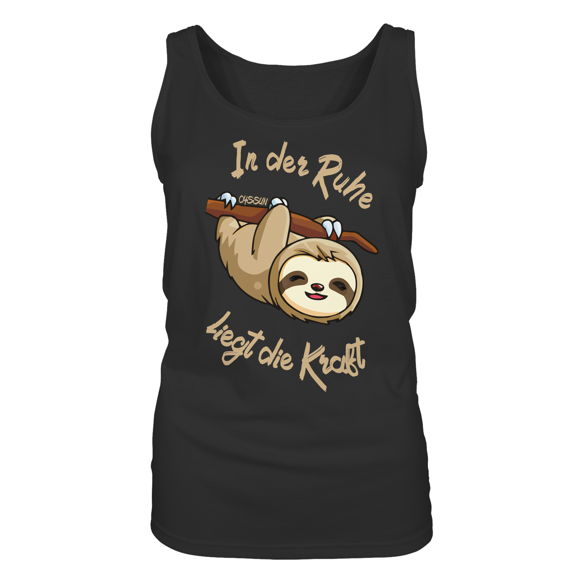 Faultier - In der Ruhe liegt die Kraft - Ladies Tank-Top - Oyssun