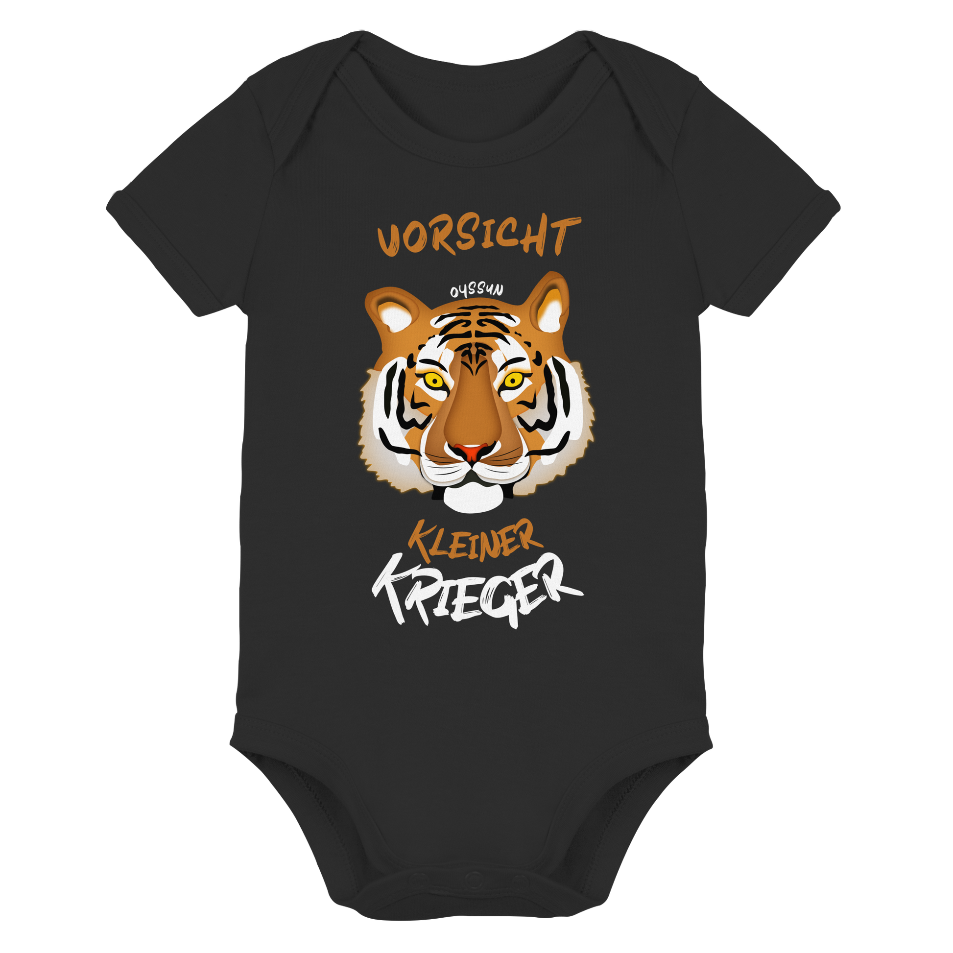 Vorsicht - Kleiner Krieger - Organic Baby Bodysuit - Oyssun