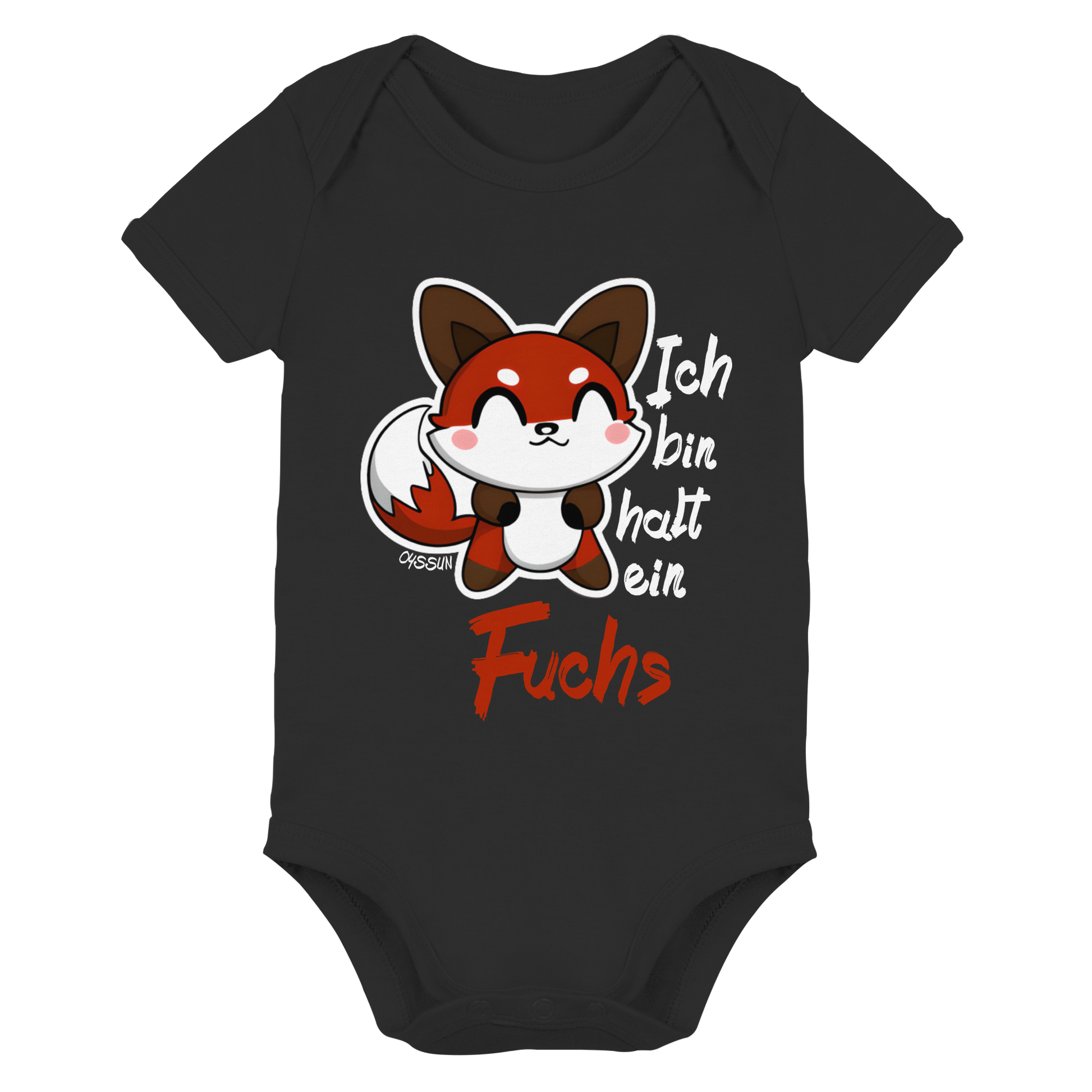 Ich bin halt ein Fuchs - Organic Baby Bodysuit - Oyssun