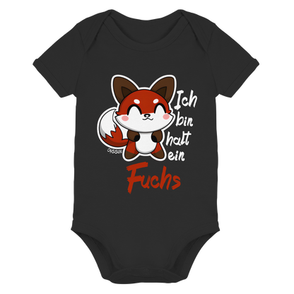 Ich bin halt ein Fuchs - Organic Baby Bodysuit - Oyssun