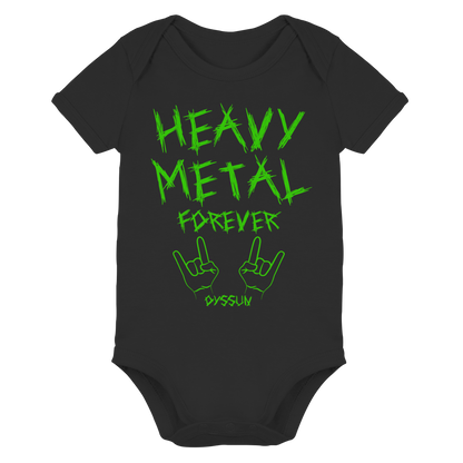 Heavy Metal Forever - Organic Baby Bodysuit - In 6 Designfarben