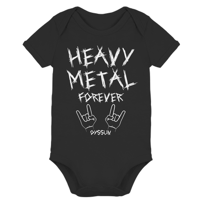 Heavy Metal Forever - Organic Baby Bodysuit - In 6 Designfarben