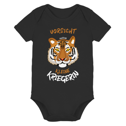 Vorsicht - Kleine Kriegerin - Organic Baby Bodysuit - Oyssun