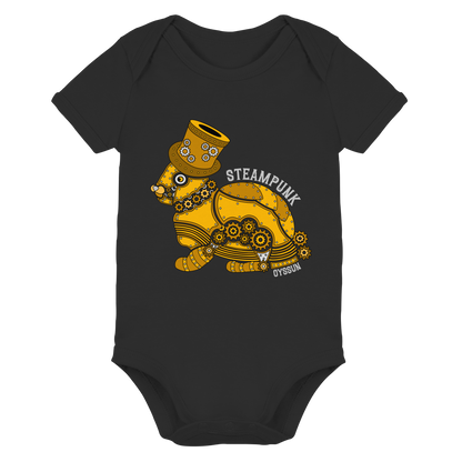 Steampunk Hase  - Organic Baby Bodysuit