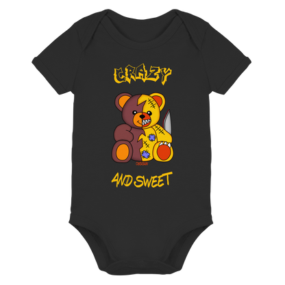 Crazy and Sweet - Bär Carl - Organic Baby Bodysuit