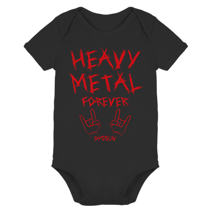 Heavy Metal Forever - Organic Baby Bodysuit - In 6 Designfarben