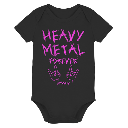 Heavy Metal Forever - Organic Baby Bodysuit - In 6 Designfarben