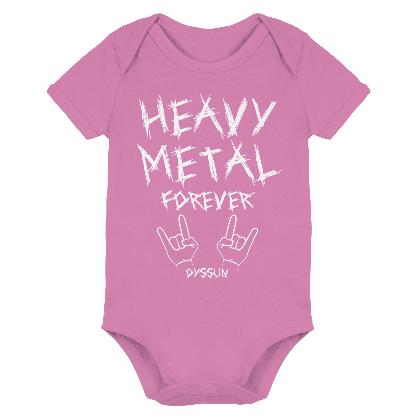 Heavy Metal Forever - Organic Baby Bodysuit - In 6 Designfarben