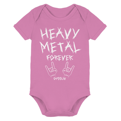 Heavy Metal Forever - Organic Baby Bodysuit - In 6 Designfarben