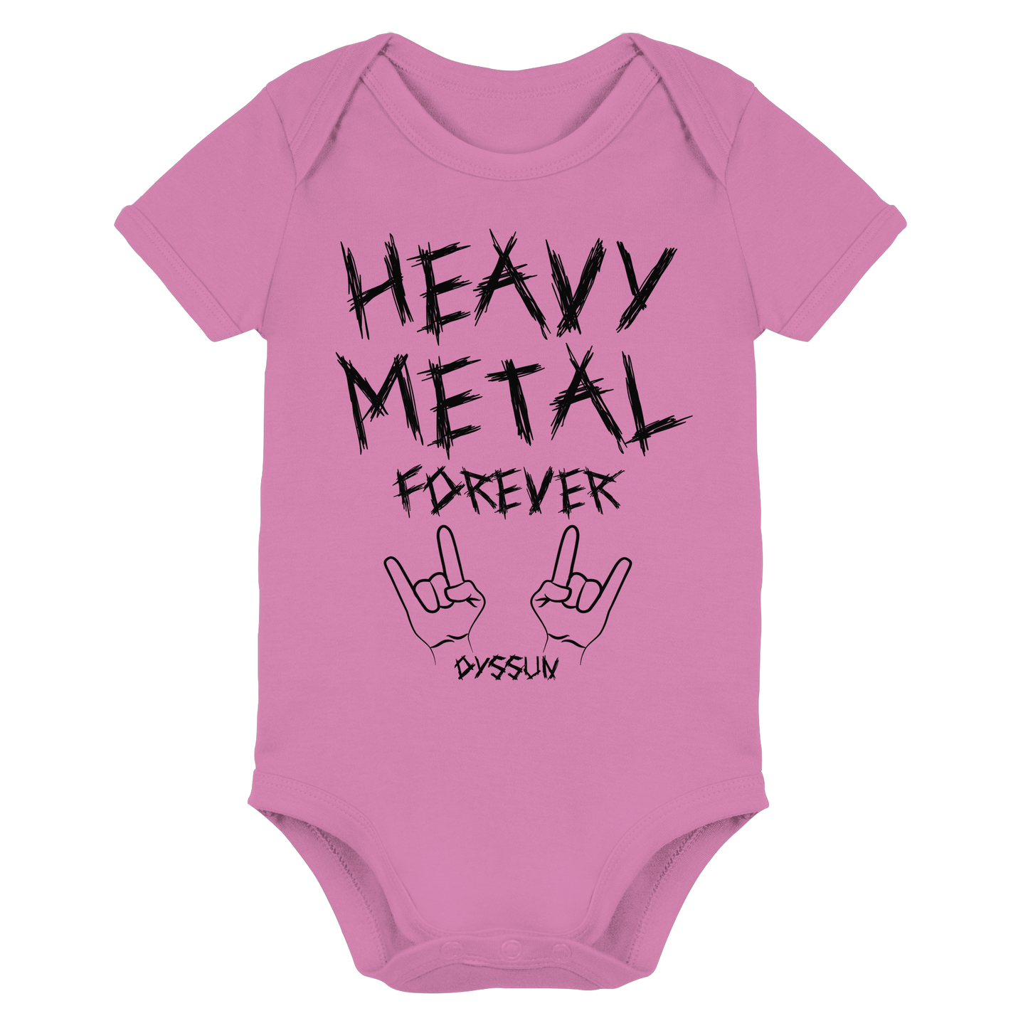 Heavy Metal Forever - Organic Baby Bodysuit - In 6 Designfarben