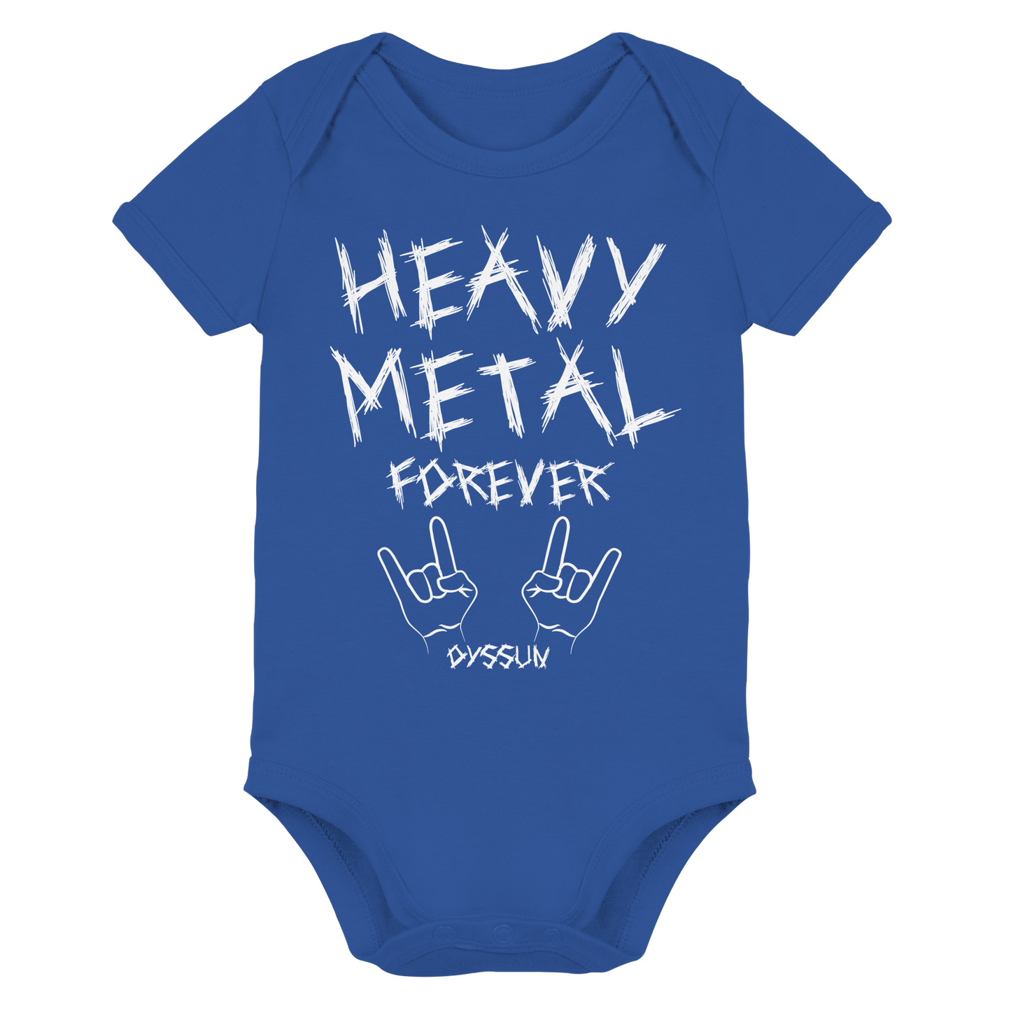 Heavy Metal Forever - Organic Baby Bodysuit - In 6 Designfarben