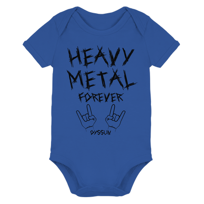 Heavy Metal Forever - Organic Baby Bodysuit - In 6 Designfarben