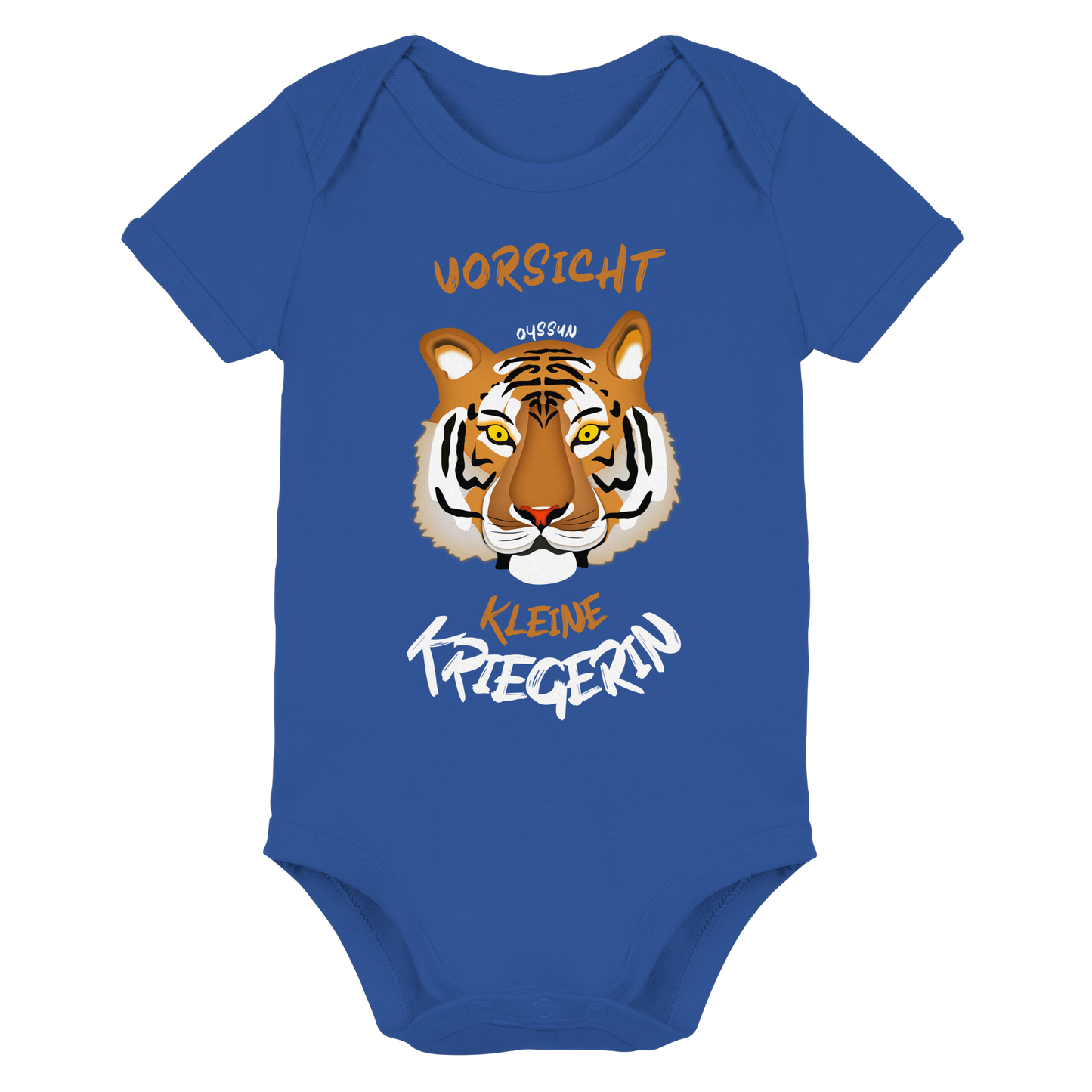 Vorsicht - Kleine Kriegerin - Organic Baby Bodysuit - Oyssun